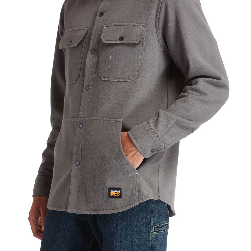 Sudadera Timberland Hombre Pro® Mill River Fleece Gris Oscuro - Chile SCN-054172